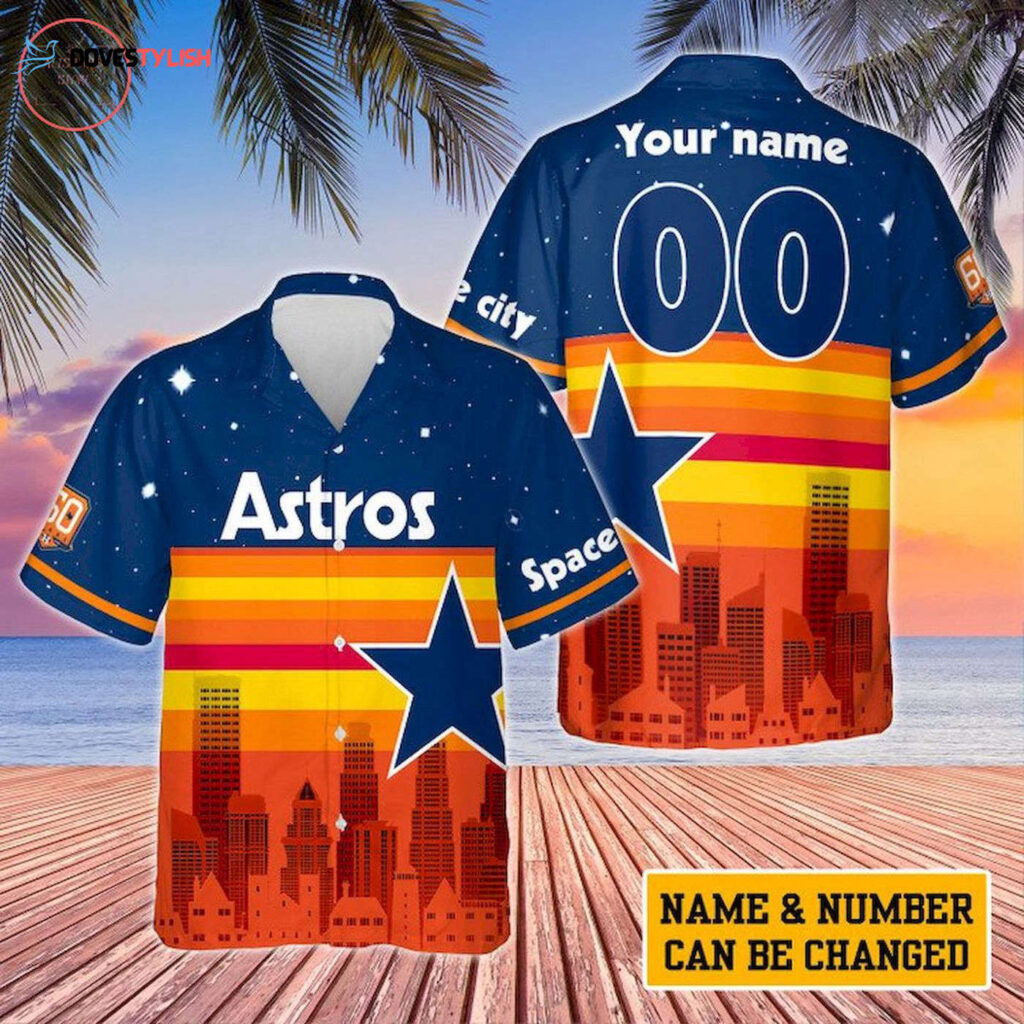Custom Houston Astros Space City Hawaiian Shirt – Official MLB Merchandise
