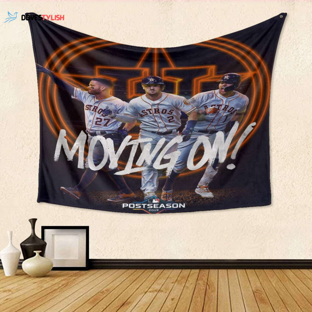 Houston Astros Fan Gift: 3D Full Printing Tapestry for Team Moving On