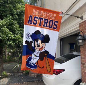Houston Astros x Mickey Baseball Flag: MLB Premium Flag for True Fans