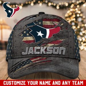 Houston Texans Custom Name Classic, Baseball Caps T-44850