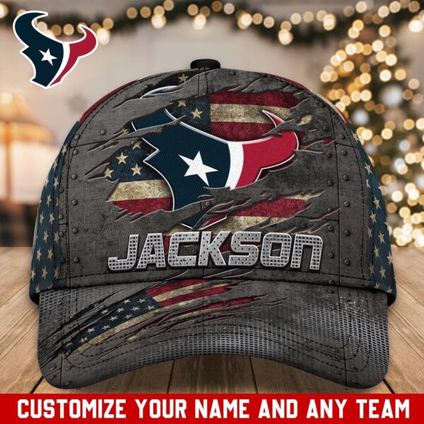 Houston Texans Custom Name Classic, Baseball Caps T-44850