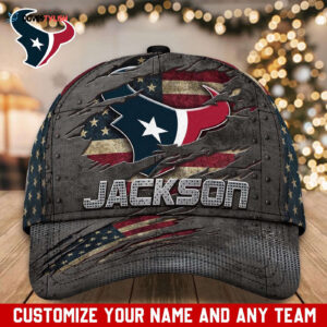 Houston Texans Custom Name Classic, Baseball Caps T-44850