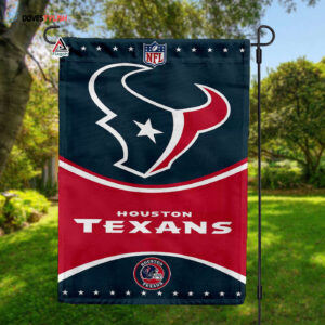 Houston Texans Football Team Flag, NFL Premium Two-sided Vertical Flag - House Garden Decor Gift