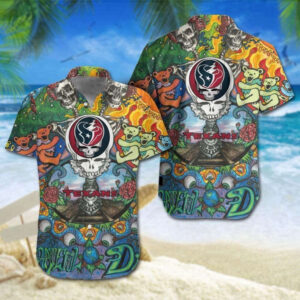 Houston Texans Grateful Dead Gift For Fan Hawaiian Graphic Print