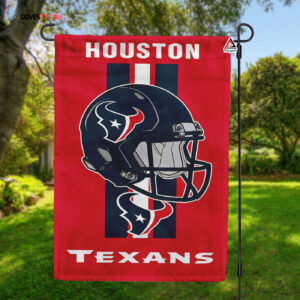 Houston Texans Helmet Vertical Flag, Texans NFL Outdoor Flag - House Garden Decor Gift