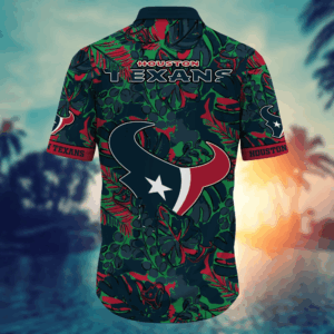 Houston Texans NFL Flower Hawaii Shirt  For Fans, Summer Football Shirts