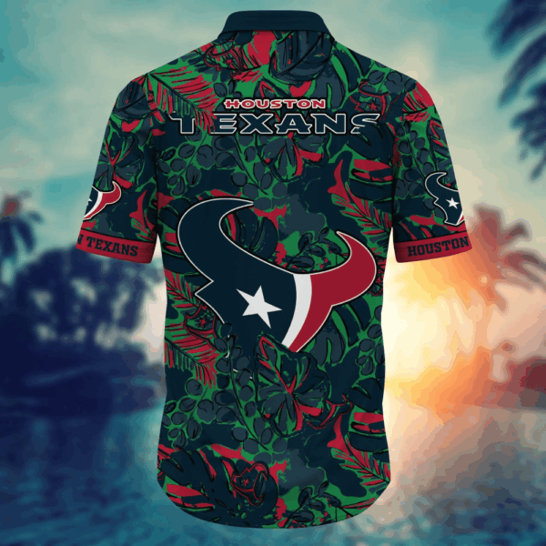 Houston Texans NFL Flower Hawaii Shirt  For Fans, Summer Football Shirts