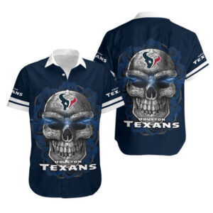 Houston Texans Sugar Skull Gift For Fan Hawaiian Graphic Print