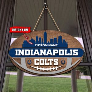 Indianapolis Colts 2 Layers Wooden Sign – Home Decor Gift