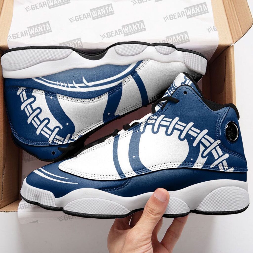 Indianapolis Colts Air Jordan 13 Custom Sneaker – Perfect Gift for Fans Indianapolis Colts Air Jordan 13 Custom Sneaker – Perfect Gift for Fans