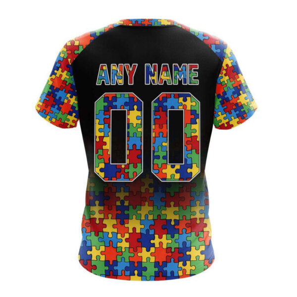 Indianapolis Colts Autism Awareness Design Unisex T-Shirt For Fans Gifts 2024