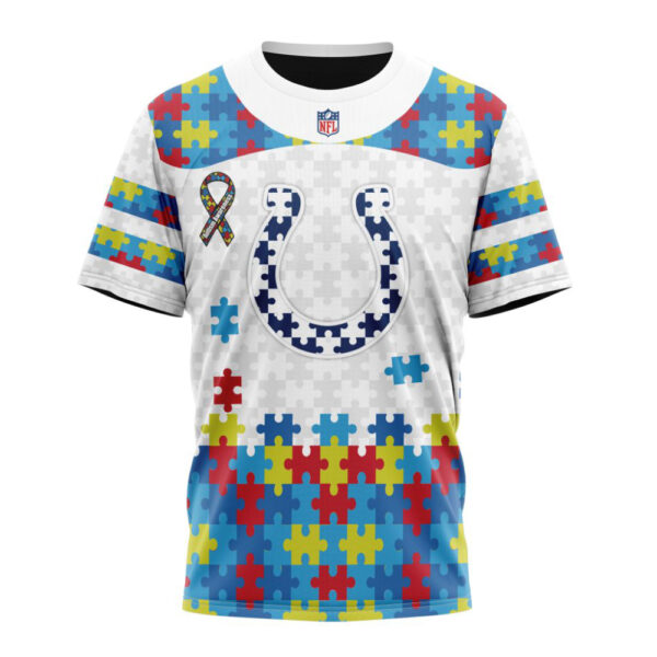 Indianapolis Colts Autism Awareness Unisex T-Shirt For Fans Gifts 2024