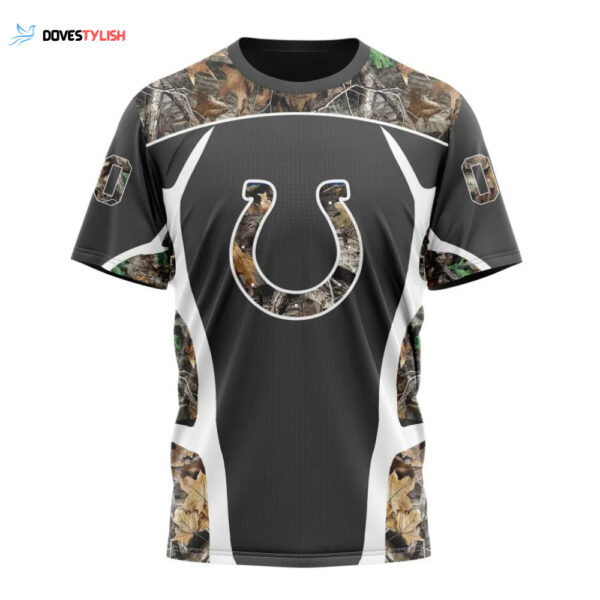 Indianapolis Colts Camo Hunting Unisex T-Shirt For Fans Gifts 2025