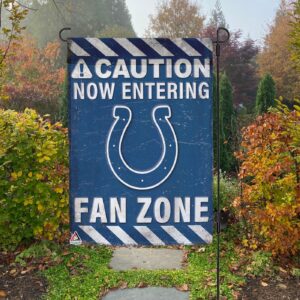 Indianapolis Colts Fan Zone Flag, NFL Welcome Sport Flag – House Garden Decor Gift