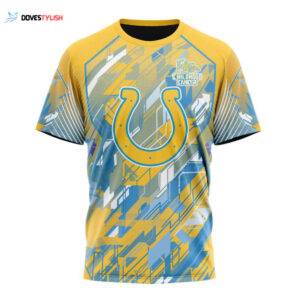 Indianapolis Colts Fearless Against Childhood Cancers Unisex T-Shirt For Fans Gifts 2025