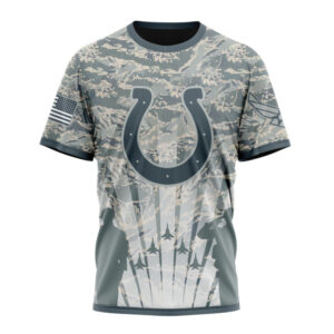 Indianapolis Colts Honor US Air Force Veterans Unisex T-Shirt For Fans Gifts 2025 3