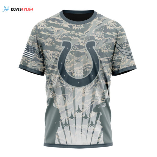Indianapolis Colts Honor US Air Force Veterans Unisex T-Shirt For Fans Gifts 2025