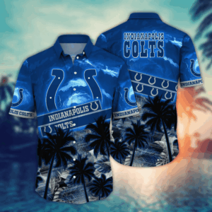 Indianapolis Colts NFL Flower Hawaii Shirt   For Fans, Summer Football Shirts