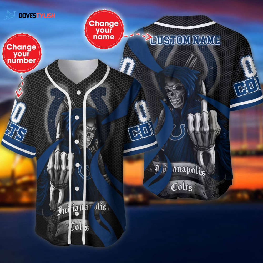 Indianapolis Colts Personalized Baseball Jersey Indianapolis Colts Personalized Baseball Jersey