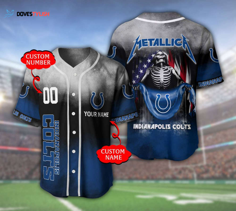 Indianapolis Colts Personalized Baseball Jersey Indianapolis Colts Personalized Baseball Jersey