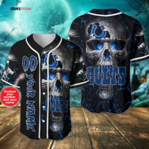 Indianapolis Colts Personalized Baseball Jersey