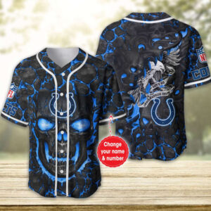 Indianapolis Colts Personalized Baseball Jersey