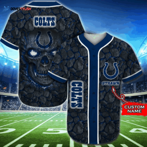 Indianapolis Colts Personalized Baseball Jersey