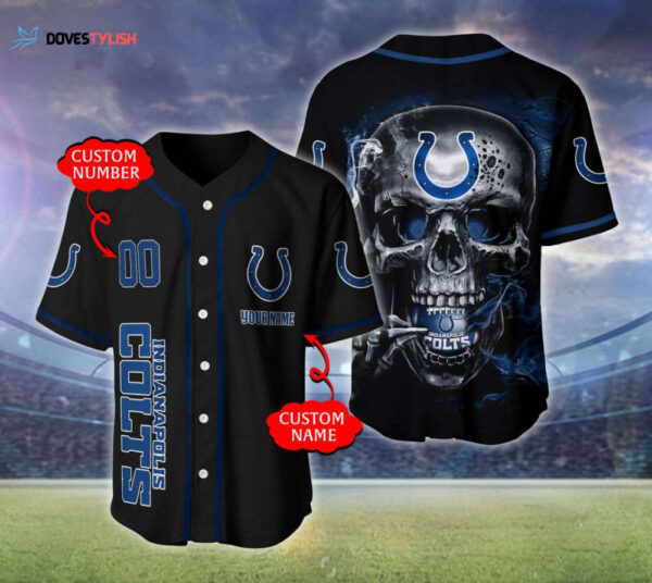 Indianapolis Colts Personalized Baseball Jersey