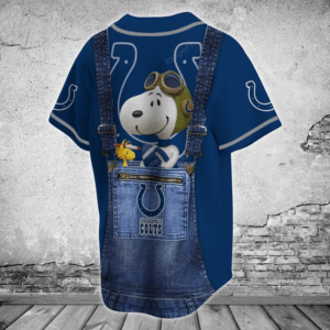 Indianapolis Colts Personalized Baseball Jersey