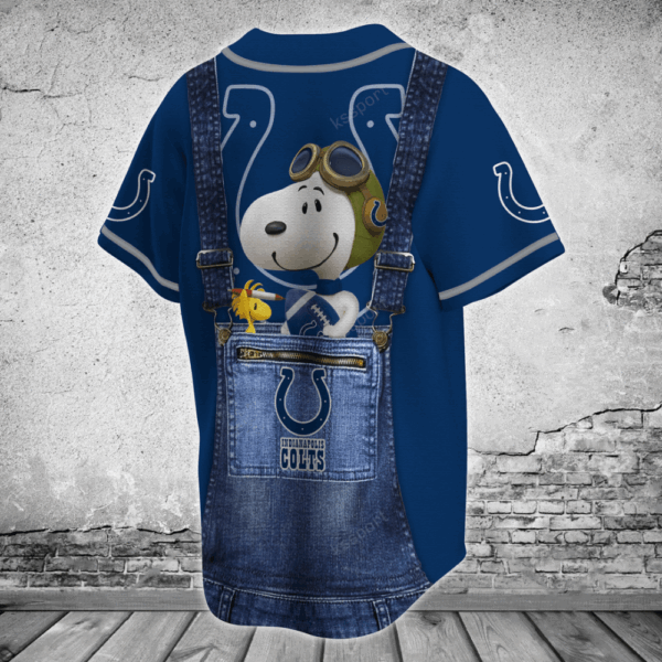 Indianapolis Colts Personalized Baseball Jersey