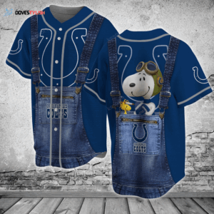 Indianapolis Colts Personalized Baseball Jersey