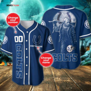 Indianapolis Colts Personalized Baseball Jersey