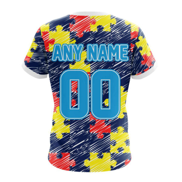 Indianapolis Colts Puzzle Autism Awareness Unisex T-Shirt For Fans Gifts 2024