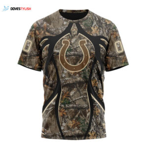 Indianapolis Colts Special Hunting Camo Unisex T-Shirt For Fans Gifts 2025