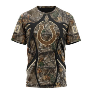 Indianapolis Colts Special Hunting Camo Unisex T-Shirt For Fans Gifts 2024 3