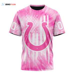 Indianapolis Colts Special Pink Tie-Dye Unisex T-Shirt For Fans Gifts 2025