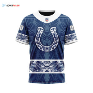 Indianapolis Colts Specialized Native With Samoa Culture Unisex T-Shirt For Fans Gifts 2025