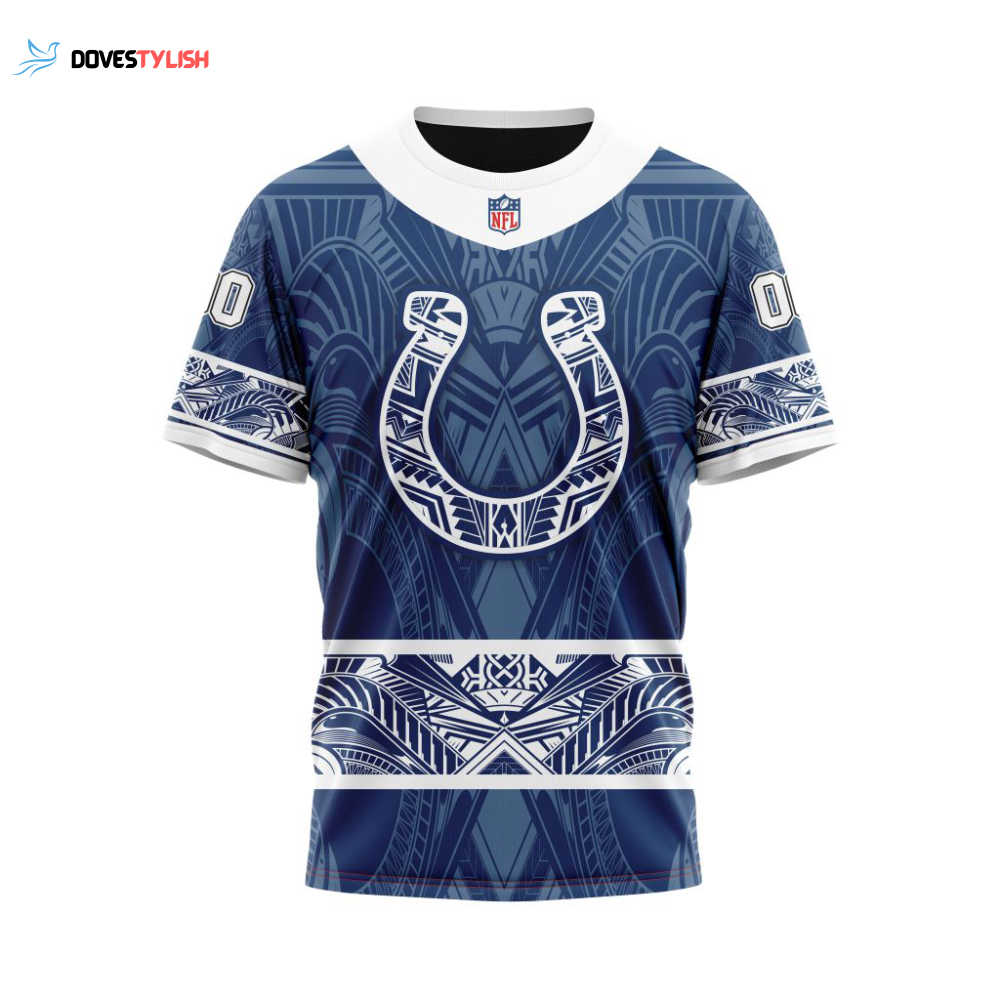 Indianapolis Colts Specialized Native With Samoa Culture Unisex T-Shirt For Fans Gifts 2024 Indianapolis Colts Specialized Native With Samoa Culture Unisex T-Shirt For Fans Gifts 2024
