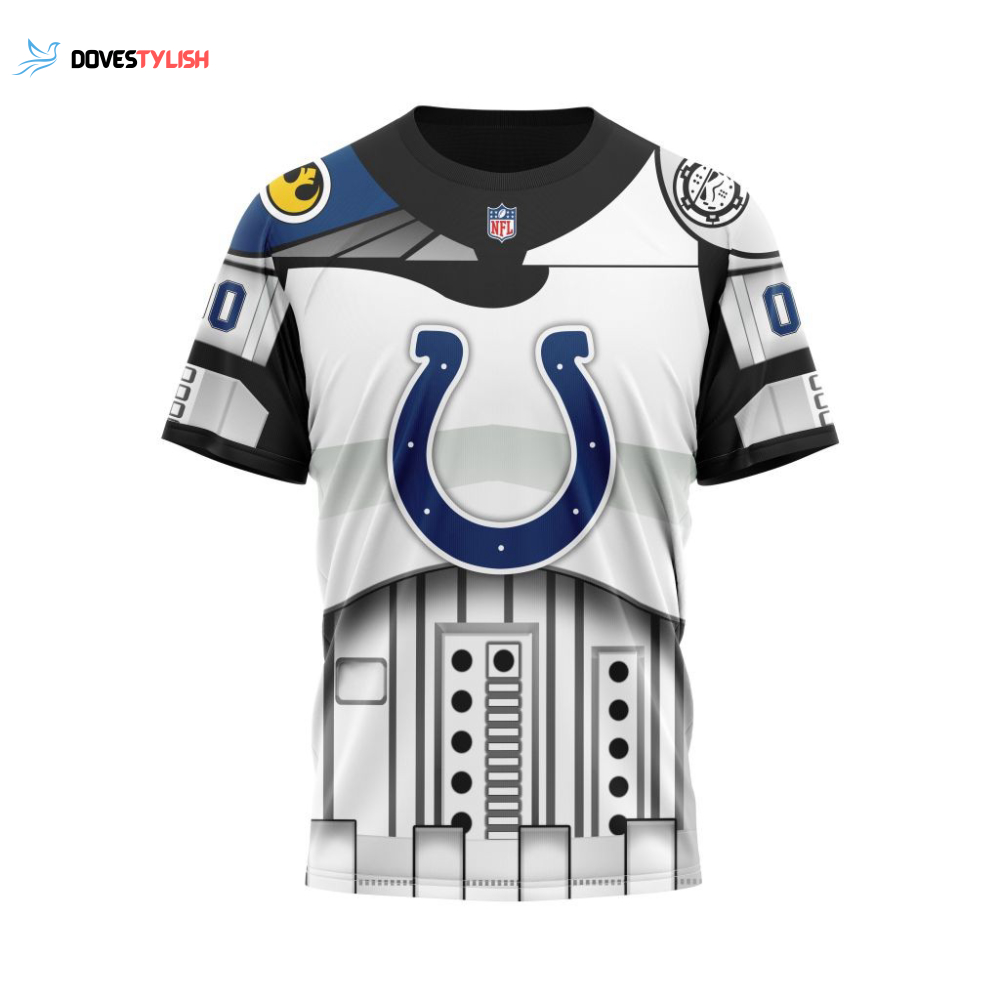 Indianapolis Colts Specialized Star Wars May The 4th Be With You Unisex T-Shirt For Fans Gifts 2024 Indianapolis Colts Specialized Star Wars May The 4th Be With You Unisex T-Shirt For Fans Gifts 2024