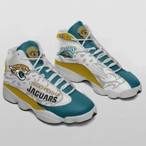 Jacksonville Jaguars Air Jordan 13 Sneaker Custom - Perfect Gift for Fans!