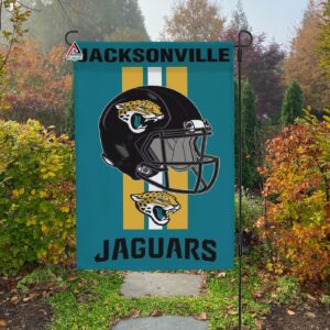 Jacksonville Jaguars Helmet Vertical Flag, Jaguars NFL Outdoor Flag – House Garden Decor Gift