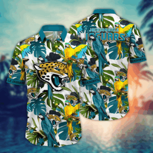 Jacksonville Jaguars NFL Flower Hawaii Shirt  For Fans, Summer Football Shirts