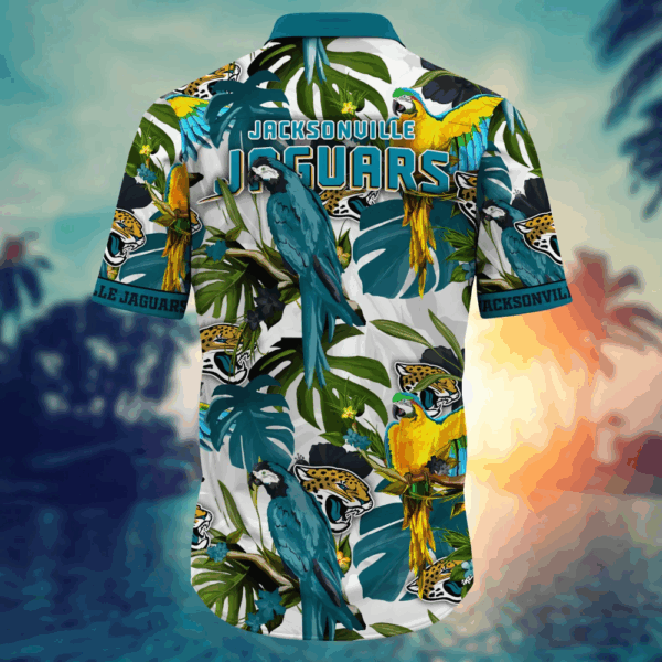 Jacksonville Jaguars NFL Flower Hawaii Shirt  For Fans, Summer Football Shirts