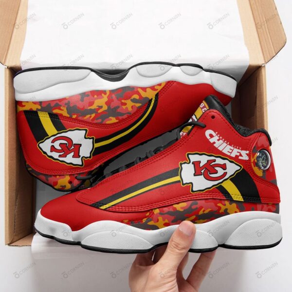 Kansas City Chiefs Camo Air Jordan 13 Sneaker Custom – Perfect Gift for Fans
