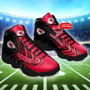 Personalized Kansas City Chiefs Air Jordan 13 Sneakers Custom Name Limited Edition