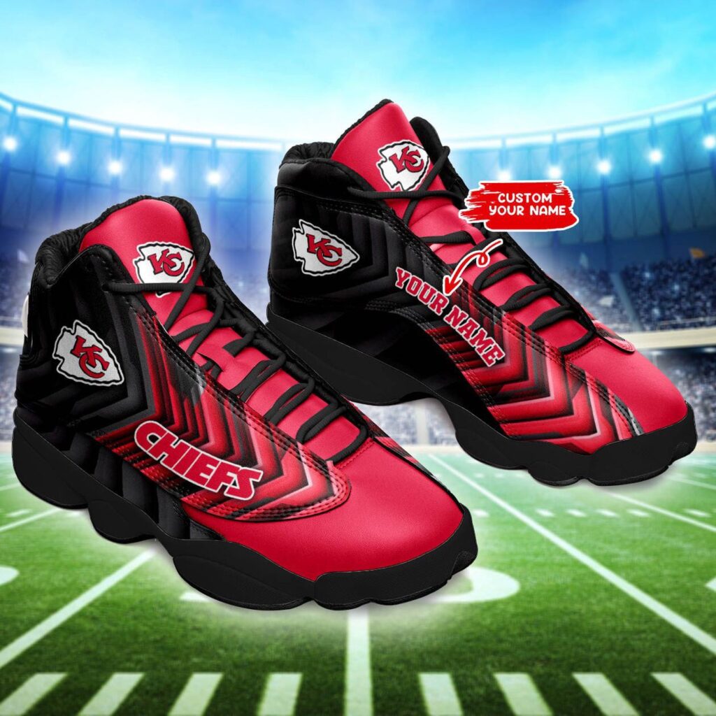 Personalized Kansas City Chiefs Air Jordan 13 Sneakers Custom Name Limited Edition Personalized Kansas City Chiefs Air Jordan 13 Sneakers Custom Name Limited Edition