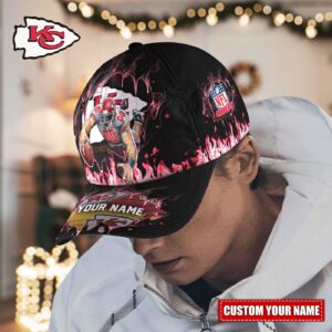 Kansas City Chiefs Custom Name Classic, Baseball Caps  Gift for Men Women