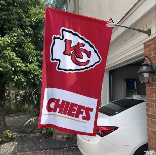 Kansas City Chiefs Flag, NFL Super Bowl LVIII Champs Flag – House Garden Decor Gift