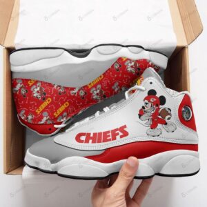 Kansas City Chiefs Mickey Air Jordan 13 Sneaker Custom - Perfect Gift for Fans & Collectors