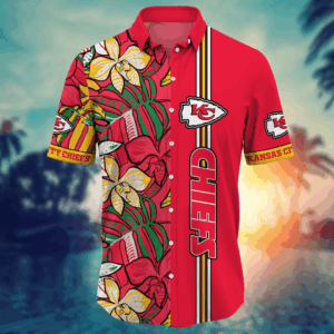 Kansas City Chiefs NFL Flower Hawaii Shirt   For Fans, Summer Football Shirts
